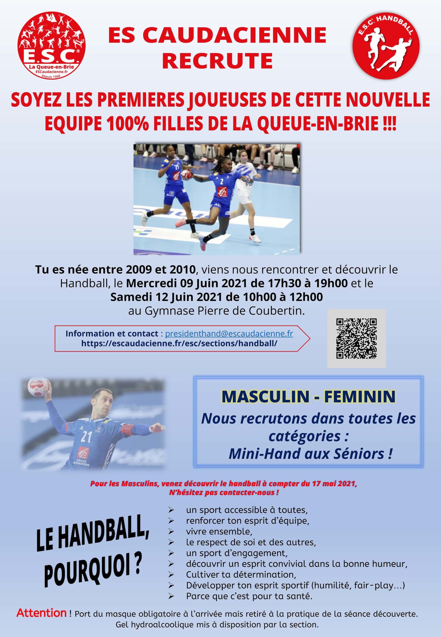 HANDBALL ESC Entente Sportive Caudacienne